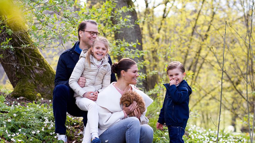 Süße Fotos: Estelle und Oscar von Schweden als Mini-Imker
