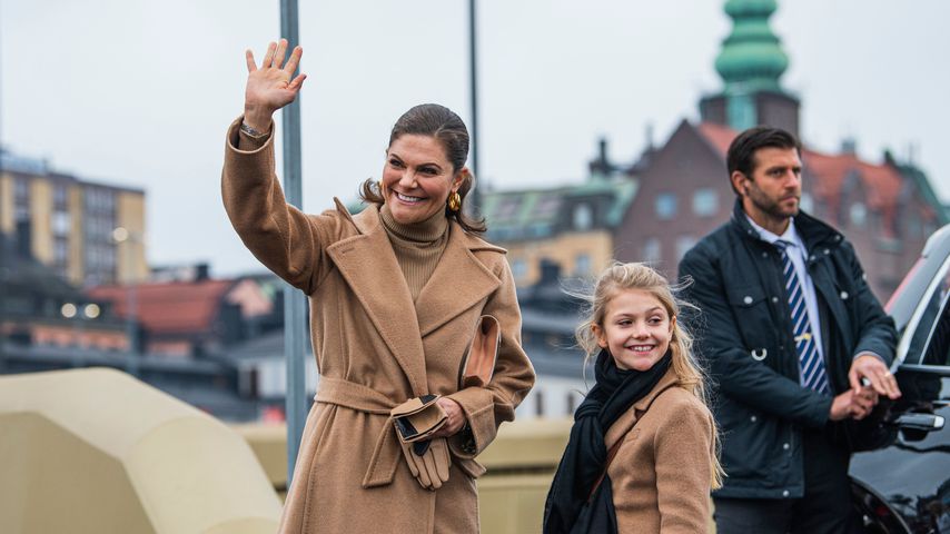 Prinzessin Victoria von Schweden mit ihrer Tochter Estelle