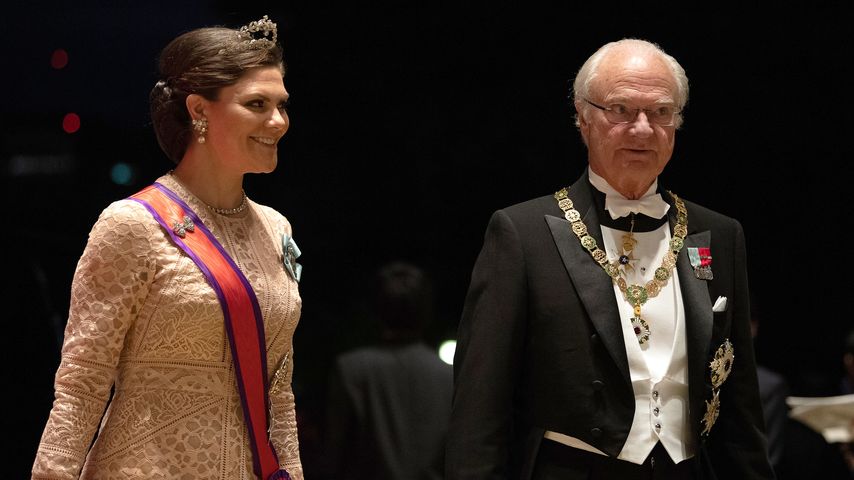 Prinzessin Victoria von Schweden und König Carl Gustaf von Schweden, 2019