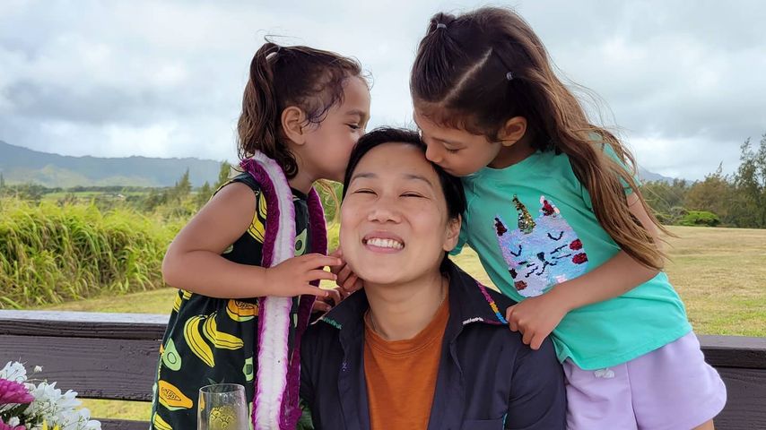 Priscilla Chan mit ihren Kindern August und Max