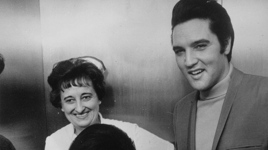 Priscilla und Elvis Presley mit ihrer Tochter Lisa Marie