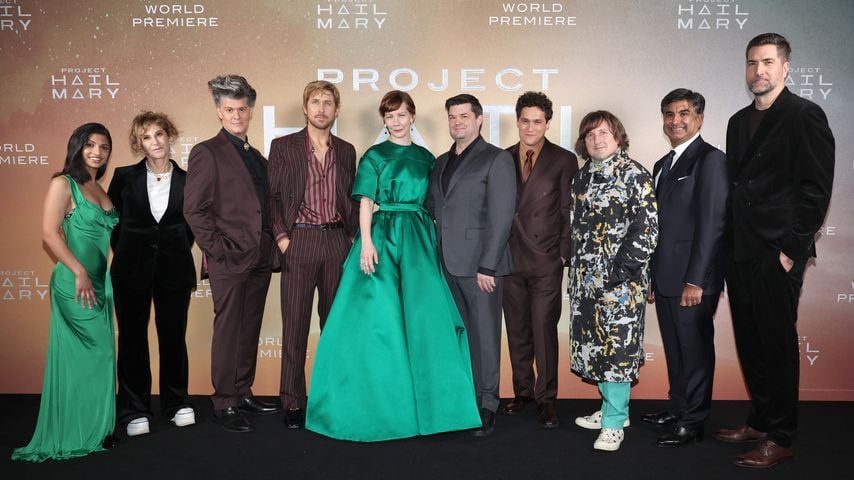 Der Cast von "Der Astronaut" bei der Weltpremiere in London