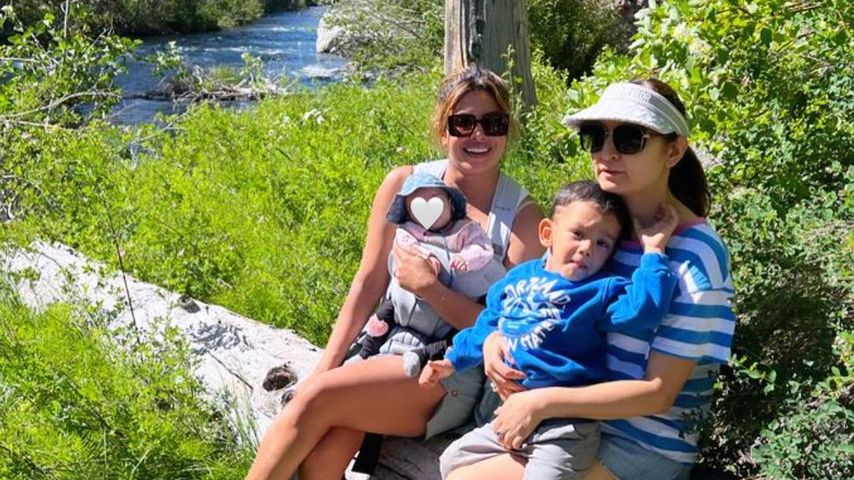Seltenes Foto! Priyanka Chopra beim Wandern mit ihrem Baby