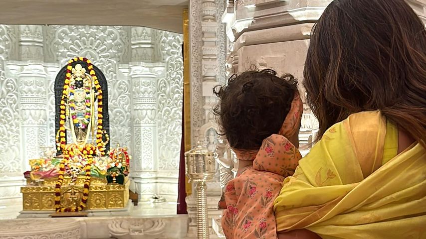 Priyanka Chopra Jonas mit Tochter Malti Marie, 2024