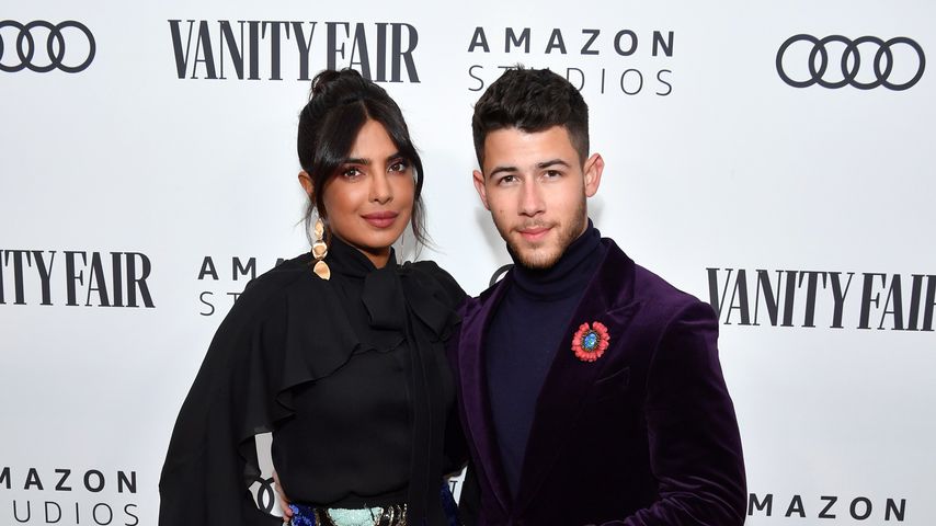 Priyanka Chopra Jonas und Nick Jonas, Januar 2020