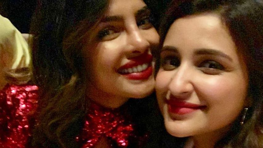 Priyanka Chopra mit ihrer Schwester Parineeti Chopra