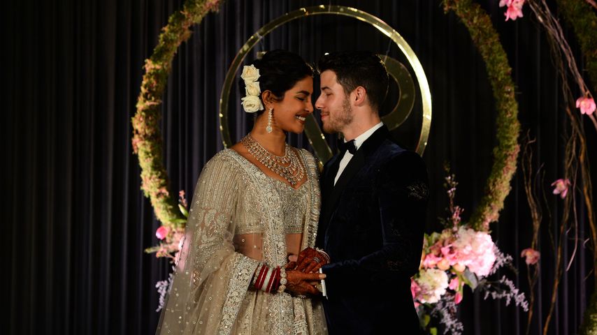 Priyanka Chopra und Nick Jonas bei ihrem Hochzeitsempfang