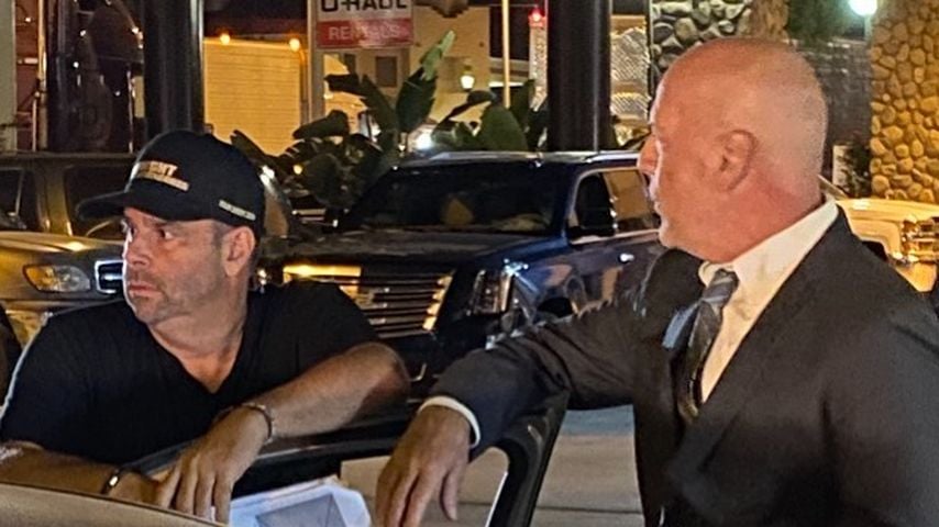 Produzent Randall Emmett und Bruce Willis
