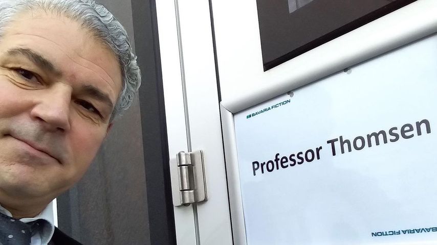 Prof. Dr. Tsokos am Set von "Tatort"