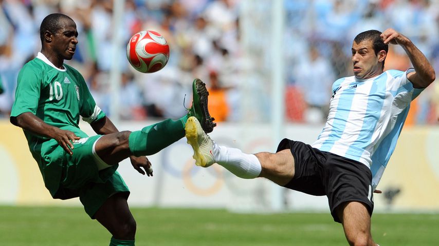 Promise Isaac und Angel Di Maria