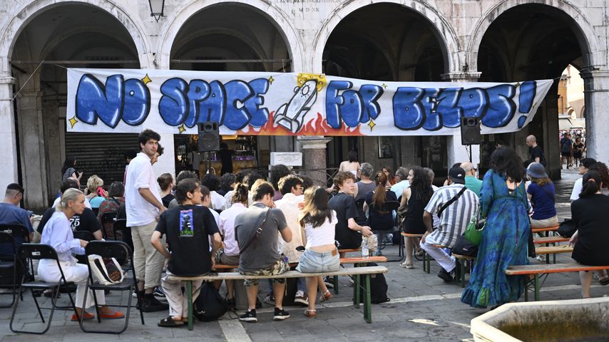 Proteste gegen Jeff Bezos' Hochzeit in Venedig, Juni 2025
