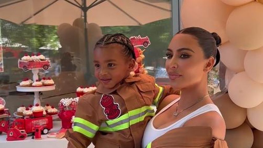 Psalm und Kim Kardashian an seinem Geburtstag