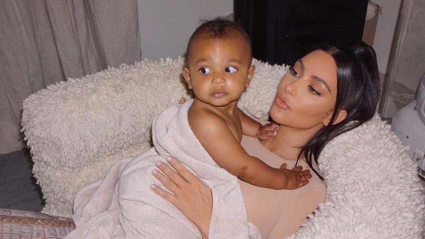 Psalm West und Kim Kardashian