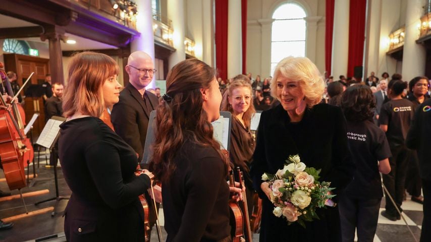 Königin Camilla in der Sinfonia Smith Square Hall