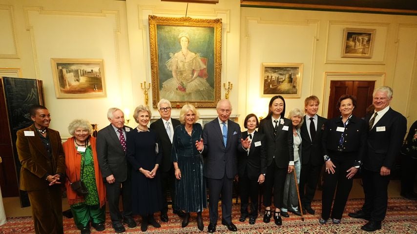 Adjoah Andoh beim Empfang von König Charles III. und Königin Camilla, März 2025