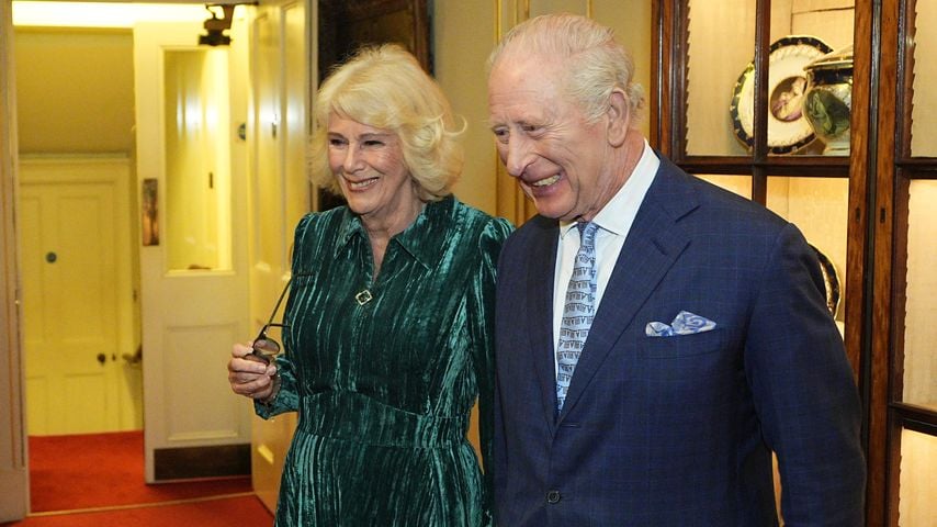 Bei der Queen’s Reading Room-Empfang: Queen Camilla und König Charles III.in Clarence House