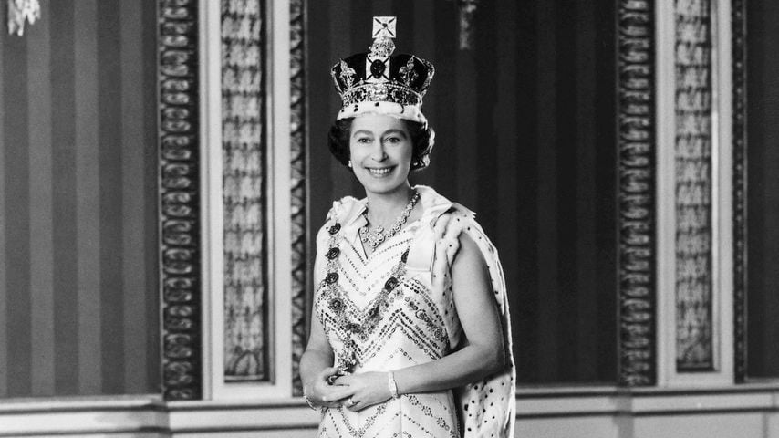 Queen Elizabeth II. bei ihrem silbernen Thronjubiläum 1977