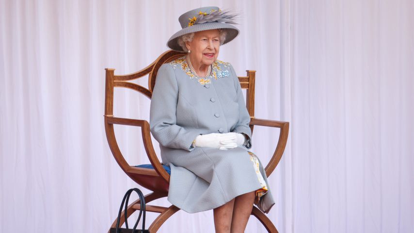 Queen Elizabeth II. bei ihrer Geburtstagsparade "Trooping the Colour" 2021