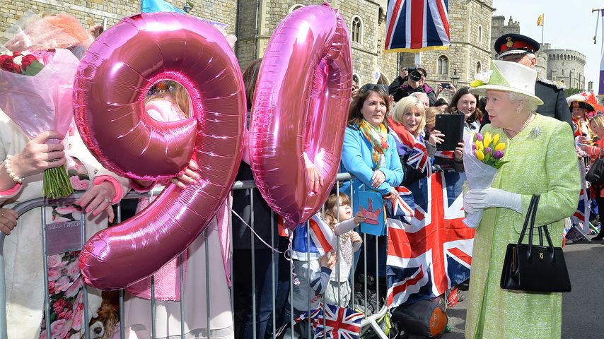 Großbritanniens Queen Elizabeth II. an ihrem 90. Geburtstag