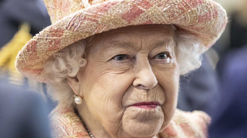 Queen Elizabeth II. bei einem Royal Air Force-Besuch in King's Lynn im Februar 2020