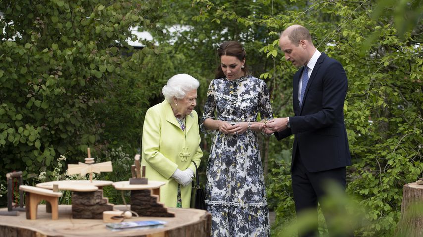 Queen Elizabeth II., Herzogin Kate und Prinz William