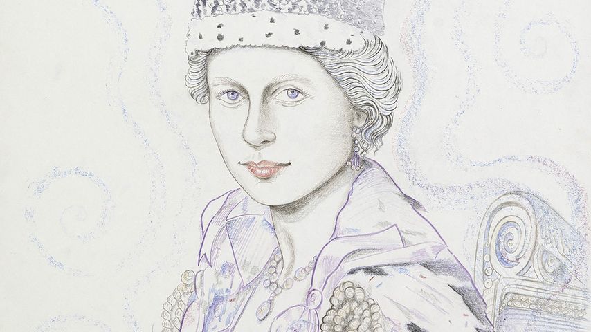 Michael Jacksons Zeichnung von Queen Elizabeth II.