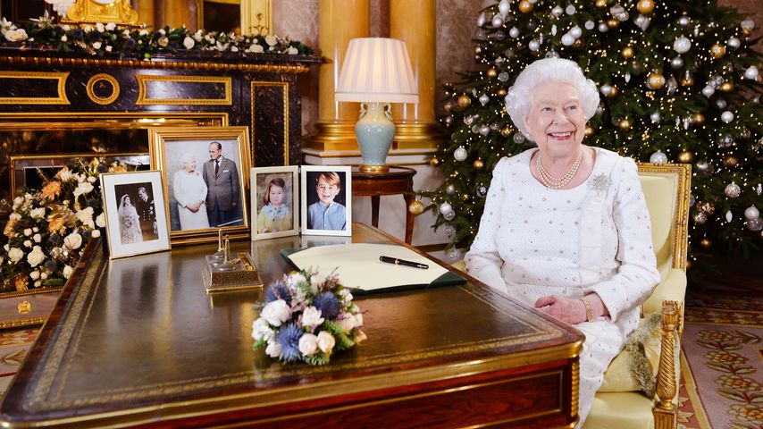 Queen Elizabeth II. bei ihrer Weihnachtsansprache 2017
