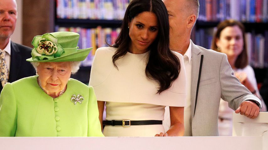 Queen Elizabeth II. mit Herzogin Meghan