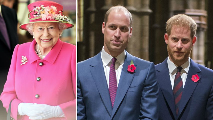 Die Queen will, dass William und Harry sich wieder vertragen