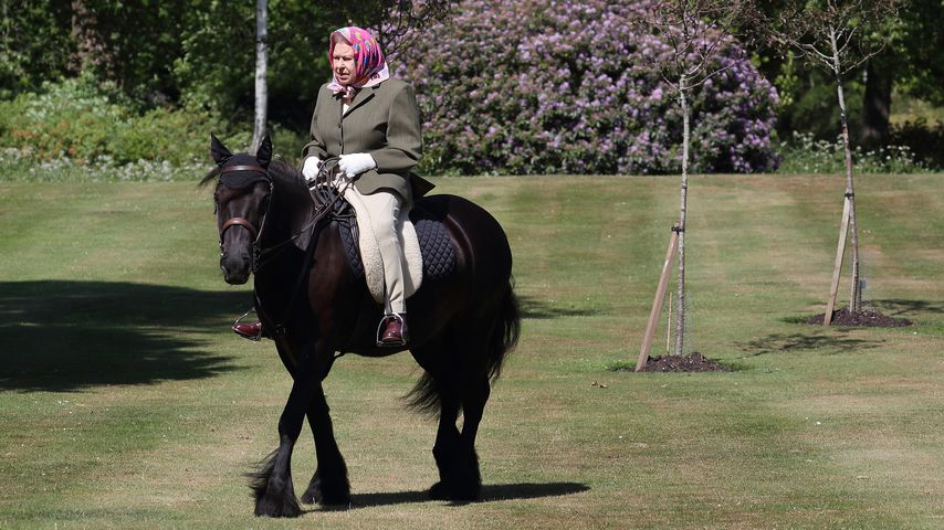 Queen Elizabeth II. auf Schloss Windsor