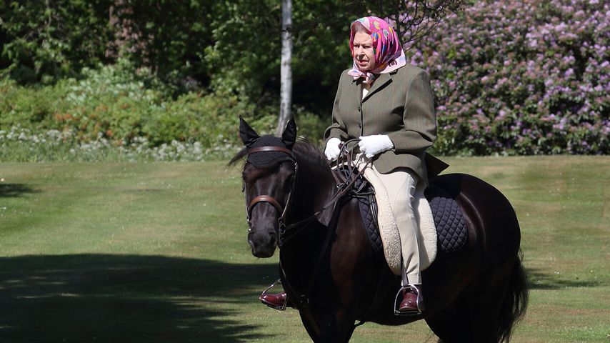 Queen Elizabeth II. auf Schloss Windsor