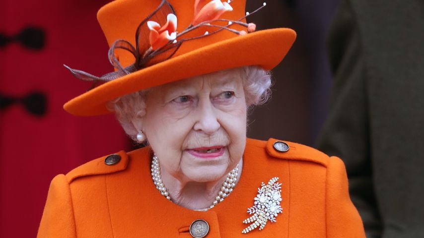 Queen Elizabeth II. im Dezember 2017 in King's Lynn, England