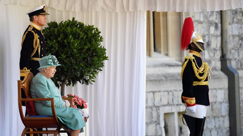 Queen Elizabeth II. beim Trooping the Colour 2020