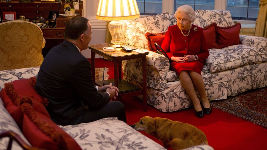 Queen Elizabeth II. empfängt den Premierminister von Neuseeland auf Schloss Windsor, 2015