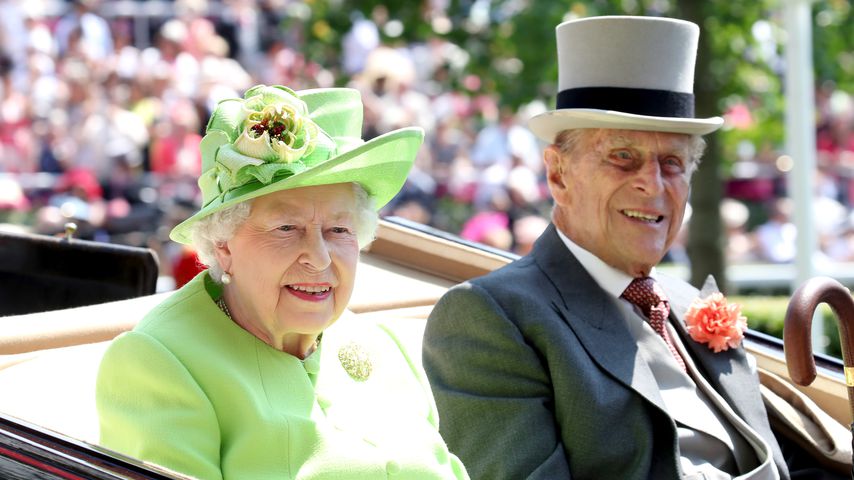 Queen Elizabeth II. mit ihrem Mann Prinz Philip, Juni 2017