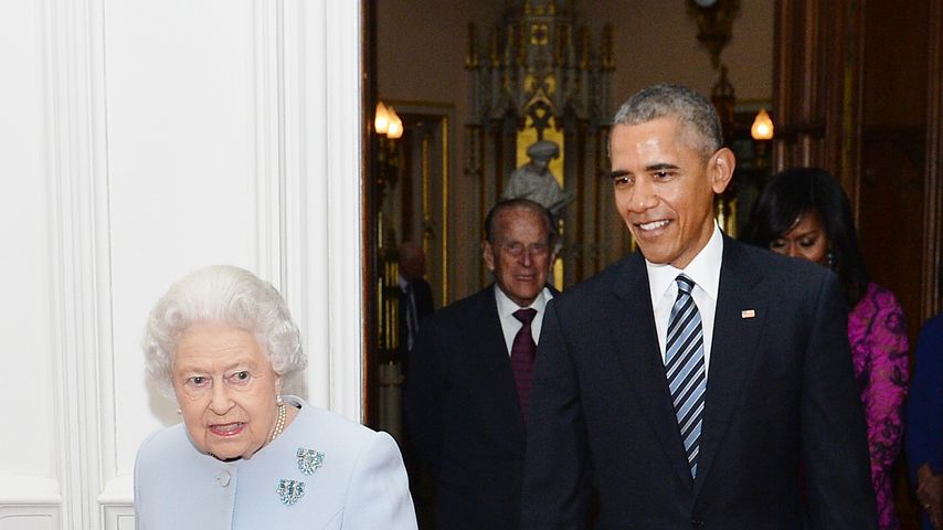 Queen Elizabeth II. und Barack Obama