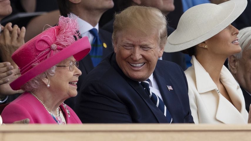 Queen Elizabeth II. und Donald Trump, 2019