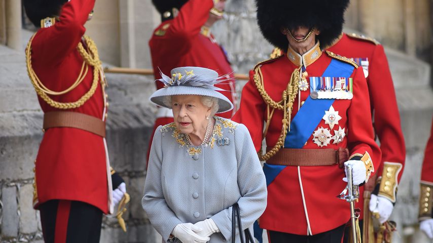Queen Elizabeth II. und Herzog Edward von Kent im Juni 2021