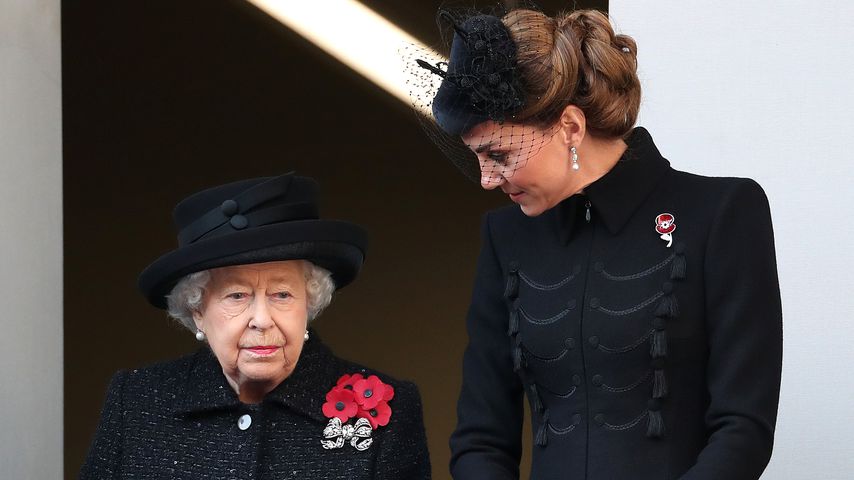 Queen Elizabeth II. und Herzogin Kate im November 2019