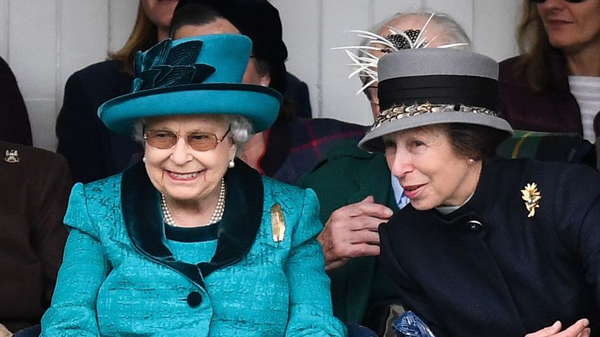 Queen Elizabeth II. und ihre Tochter Prinzessin Anne