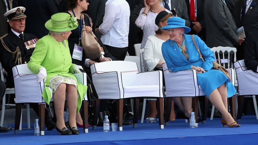 Queen Elizabeth II. und Königin Margrethe von Dänemark 2014