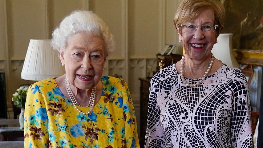 Queen Elizabeth II. und Margaret Beazley im Windsor Castle, Juni 2022