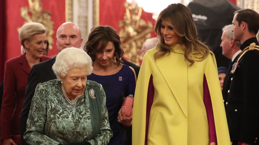 Melania Trump: Knallgelb-Look beim Treffen mit der Queen