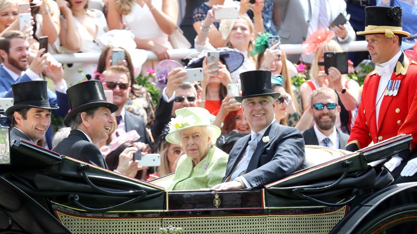 Queen Elizabeth II. und Prinz Andrew