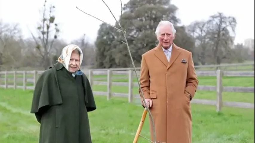 Queen Elizabeth II. und Prinz Charles