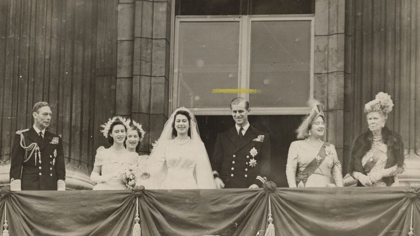 Queen Elizabeth II. und Prinz Philip am Tag ihrer Hochzeit am 20. November 1947