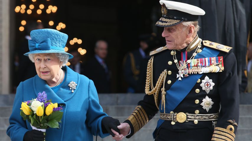Queen Elizabeth II. und Prinz Philip, März 2015