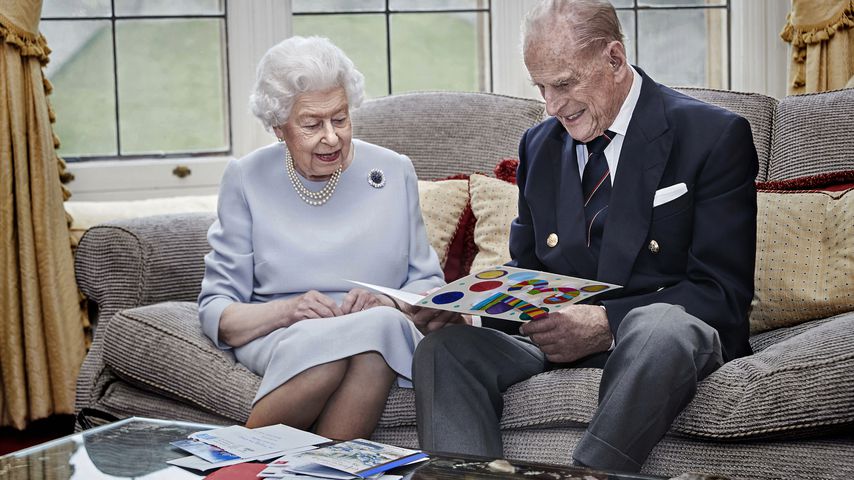 Queen Elizabeth II. und Prinz Philip in London im November 2020