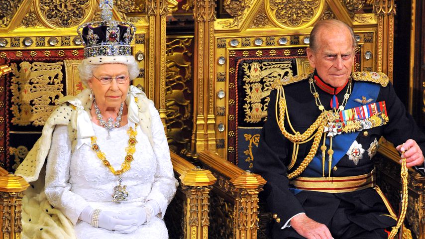 Queen Elizabeth II. und Prinz Philip im Juni 2014 in London