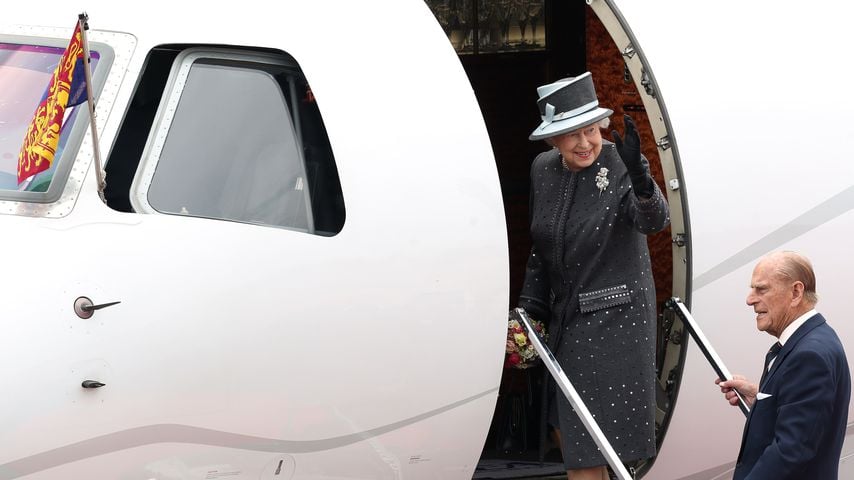 Queen Elizabeth II. und Prinz Philip in Zelle, Juni 2015